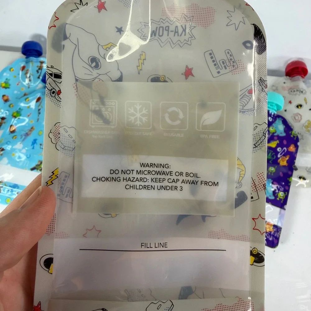 Simple Modern Disney Pixar Baby‎ Kids Food Pouches 10pk Reusable Bags NWOB
